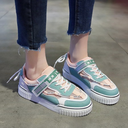 Breathable White Women Summer New Running Shoes Street Casual Flat Shoes